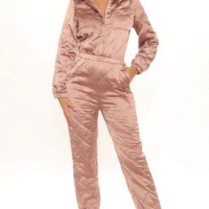 Smooth Moves Satin Jumpsuit